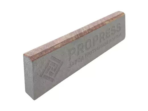 Поребрик для дороги садовый 1000х200х60 №1 "Каир", фото на белом фоне
