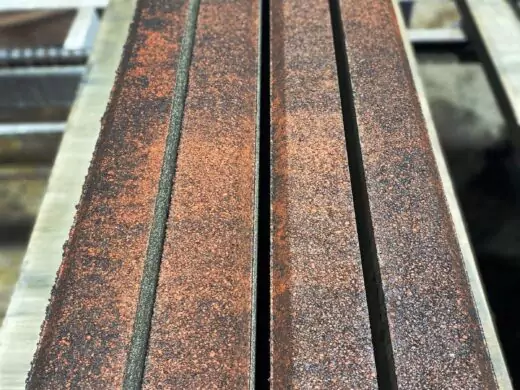 Бордюр садовый 1000х200х80 №19 "Гончар", фактура гладкий, гранитная, мрамор-2