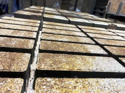 Тротуарная плитка Паркетик 180х60 №26 "Дубай", фактура гладкий, гранитная, мрамор, высота 40 мм-4